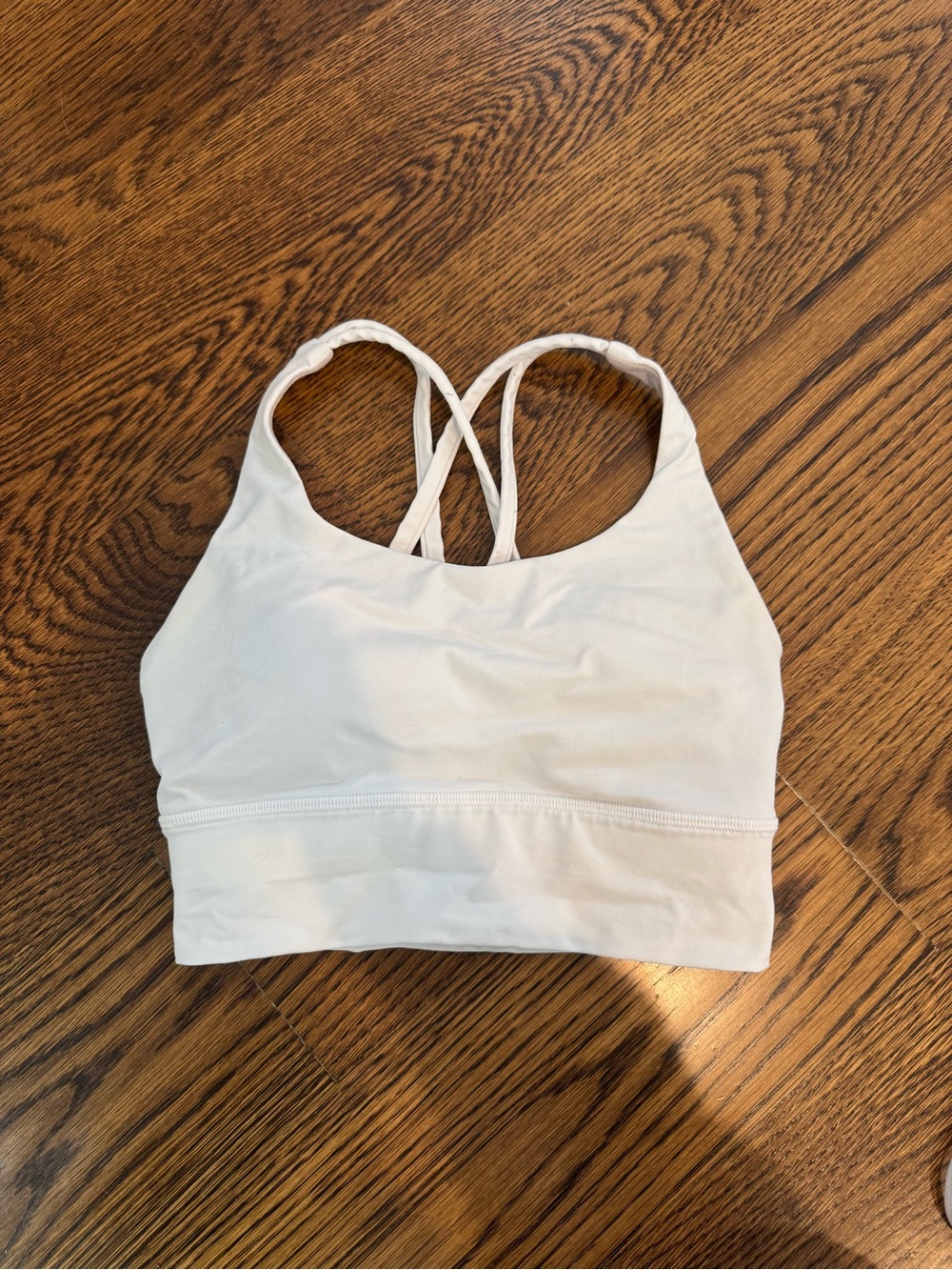 Lululemon White Women's Strappy Sports Bra